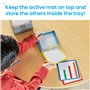 Learning Resources Lot de 6 Plateaux pour réglettes Cuisenaire, Comprend des Plateaux et des Tapis d'activité Uniquement, Les Es
