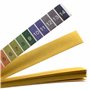 Eisco Labs Lot de 100 bandes de papier test pH 1 à 14 avec récipient de rangement en plastique