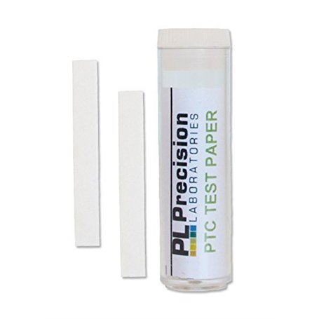 Eisco Labs Phenylthioore (PTC) Bandes de papier – Tests de goût génétique (fiole de 100) – Modèle FSC1031 – Lot de 5