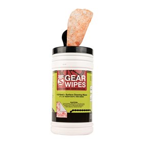 SILCA Gear Wipe Bidon 110 Count 8 x 12" | Serviette double face pour nettoyer les vélos | Lingettes anti-crasse | Lingettes de n