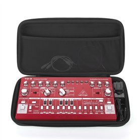 Analog Cases Pulse Case pour Behringer TD-3 ou Crave ou synthétiseurs comparables (Mallette de Transport en EVA/Nylon moulé Dura
