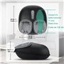 Machine de massage des pieds Medcursor avec fonction de chaleur, masseur à pétrissage profond, réglages multi-niveaux et intensi