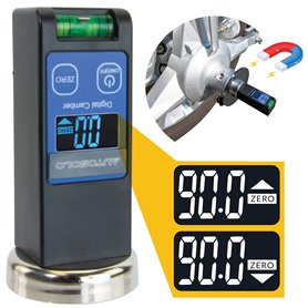 Appareil de mesure numérique de chute et de suivi - Outil d'alignement de roue de précision avec écran LCD et base magnétique po