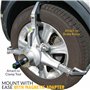 Appareil de mesure numérique de chute et de suivi - Outil d'alignement de roue de précision avec écran LCD et base magnétique po
