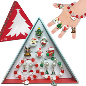 Bagues Bijoux pour Enfants Ensemble de 24 Bagues Réglables Déguisement de Petites Filles