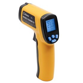 Chef Pomodoro - Thermomètre Cuisine Professionnel (-50℃～550℃) - Thermometre Infrarouge Ultra Précis avec Point Laser - Thermomèt
