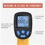 Chef Pomodoro - Thermomètre Cuisine Professionnel (-50℃～550℃) - Thermometre Infrarouge Ultra Précis avec Point Laser - Thermomèt