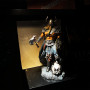LOOYAR Statue en résine Viking Warrior Dragon Slayer - Décoration d'intérieur, Bureau ou Cadeau pour Salon, Porche et Bureau