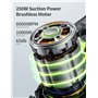 kalado Aspirateur sans Fil 26000pa, Aspirateur Balai sans Fil avec 3 Modes, Écran LED, Batterie Amovible, Collecteur De Poussièr