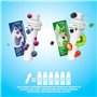 Cirkul Kit de démarrage de bouteille d'eau en plastique sans BPA de 946 ml avec couvercle bleu marine, 2 cartouches de saveur (1