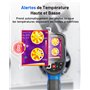 TOPDON TC004 SE Camera Thermique, avec 21 Heures d'Autonomie, 32Go Mémoire, Enregistrement Vidéo, Analyse d'Image PC, 256*192 Ré