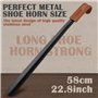 Chausse Pied Long Metal Solide pour Mettre Les Chaussures Sans