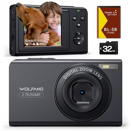 WOLFANG Appareil Photo numérique