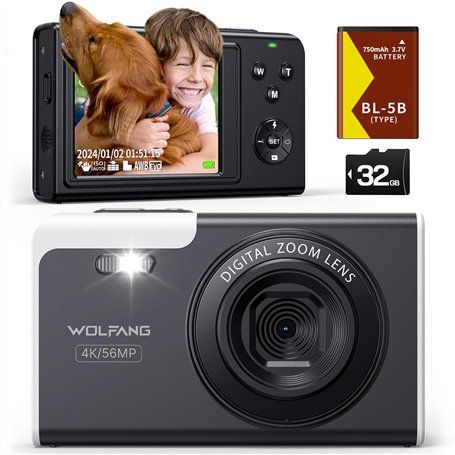 WOLFANG Appareil Photo numérique
