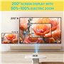 Full HD 1080P Retroprojecteur Portable Visonnage de 200 Po