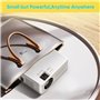 Mini Projecteur, Vidéoprojecteur Bi-Canal Bluetooth et 50%-100% Zoom, Full HD 1080P Retroprojecteur Portable Visonnage de 200 Po