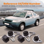 maXpeedingrods Différentiel Arrière Support Montage Kit Paliers pour Land pour Rover Freelander 1KHC500070 KHC500080