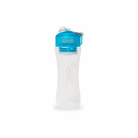 ÖKO Gourde filtrante bleue ciel 650 ml pour rendre saine l'eau non potable et ôter virus