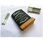 Kassa Lot de 5 marqueurs à craie liquide blanche pour miroirs en verre et tableaux noirs – Double pointe réversible en 1 mm, 3 m
