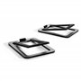 Audioengine DS2M Metal Speaker Stands Paire - Supports d'enceintes d'étagère en Acier inclinés pour Enceintes de PC