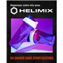 HELIMIX 2.0 Vortex Protein Shaker, 500 ml (20 oz) - Gourde Portable et Étanche pour Boissons Protéinées & Smoothies, Sans Bille,