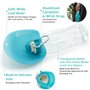 LumoLeaf Gourde pour Chien – Distributeur d’Eau Portable avec Gamelle Feuille Pliable – Bouteille de Voyage Légère pour Petits e