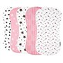 Dodo Babies Lot de 5 linges à rots pour bébé – Chiffons à rots en Mousseline Biologique Doux et absorbants – Comprend Un étui à 