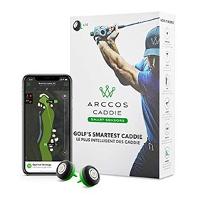 Arccos Caddie Capteurs intelligents avec la première Intelligence Artificielle pour Le Golf. Alimenté par Télémétrie GPS - 3e gé