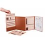 Hexers Game Master Screen - Dungeons and Dragons D&D DND DM Pathfinder RPG Role Playing Compatible - 4 Customizable Panels - Ins