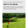 Voice Caddie Télémètre laser Fit avec intégration de pente avec mode tournoi | Télémètre laser de golf super compact et élégant,