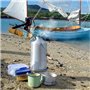 « Base Camp » Kelly Kettle ® 1.6ltr (Aluminium) - bouilloire Camping et Camp poêle dans une. Ultra rapide léger bois poêle alime