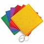 Learning Resources Plateau géométrique de 5 x 5 Chevilles (Jeu de 10)
