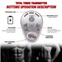 Total Toner ABS Stimulateur, appareil de tonification abdominale EMS, stimulateur musculaire rechargeable sans fil EMS, sans fil