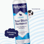 Petpost | Détachant Anti-Larmes pour Chiens - Meilleur Traitement oculaire pour Fourrure Blanche -Parfait pour Les Maltais, Shih