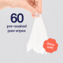 Petpost | Lingettes nettoyantes pour Les Plis de Votre Bouledogue. 100 lingettes Ultra Douces en Coton et à l’Huile de Coco