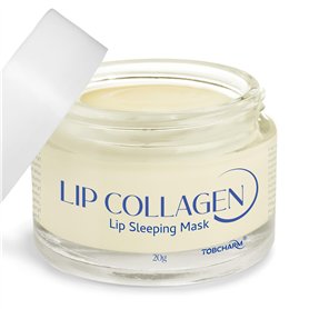 Tobcharm Masque de Nuit Réparateur pour Lèvres | Baume Intense Hydratant Anti-Rides | Enrichi en Acide Hyaluronique & Complexe P
