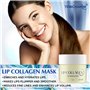 Tobcharm Masque de Nuit Réparateur pour Lèvres | Baume Intense Hydratant Anti-Rides | Enrichi en Acide Hyaluronique & Complexe P