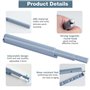 GlasFlength Push to Open Aimant Poussoir Porte Placard Loquet Magnetique, 10 Pièces Tampon Amortisseur Ouvre et Ferme la Porte a