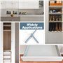 GlasFlength Push to Open Aimant Poussoir Porte Placard Loquet Magnetique, 10 Pièces Tampon Amortisseur Ouvre et Ferme la Porte a