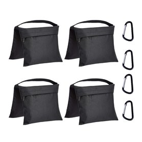 Amazon Basics Ensemble de 4 sacs de lestage photographiques vides pour pieds de lumière