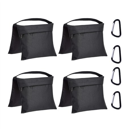 Amazon Basics Ensemble de 4 sacs de lestage photographiques vides pour pieds de lumière