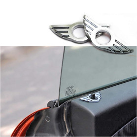 zhengming2 Lot de 2 autocollants décoratifs en forme d'ailes pour BMW Mini Cooper