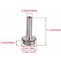 Lot de 3 tiges de piston de trompette – Levier de valve de trompette de rechange en métal pour trompette