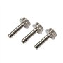Lot de 3 tiges de piston de trompette – Levier de valve de trompette de rechange en métal pour trompette