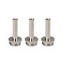 Lot de 3 tiges de piston de trompette – Levier de valve de trompette de rechange en métal pour trompette