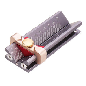 Jauge de mesure multifonction 3 en 1 - Jauge de profondeur de forage et de point de forage - Jauge d'angle de meulage et de haut