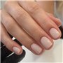 Cubahop 24pcs French Short Square Press Nails Nude White gloss faux ongles Acrylique Art ensemble complet de faux ongles sticky