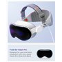 Spigen DR210 Bandeau Rembourré Compatible avec Apple Vision Pro VR HeadStrap - Gris Charbon