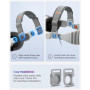 Spigen DR210 Bandeau Rembourré Compatible avec Apple Vision Pro VR HeadStrap - Gris Charbon