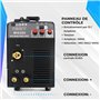 IPOTOOLS MIG-250 poste a souder MIG MAG - Poste à souder MIG avec 250A 230V IGBT, 4 en 1 Poste MIG Flux MMA électrodes, Poste de